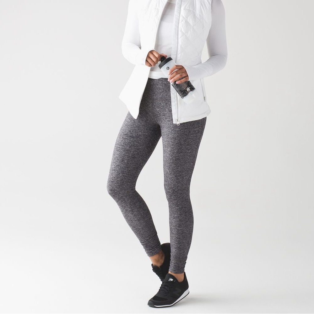 Lululemon Rush Hour Tight- Heathered Black